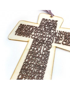 Cruz con Padrenuestro