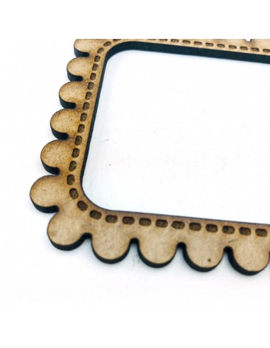 Marquito Rectangular Pespunte